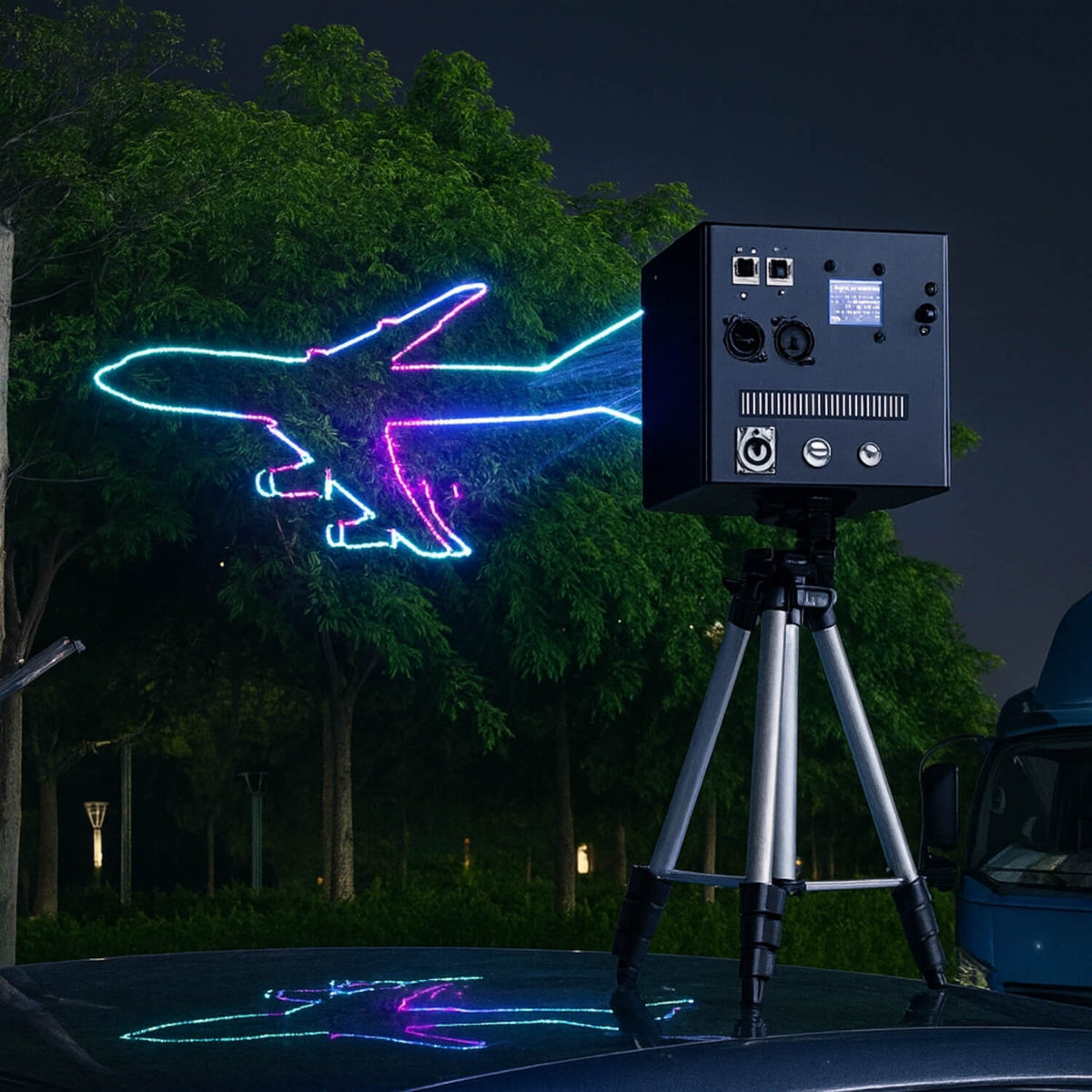 A8 App DMX Laser Light Show Projector 2W 3W 5W RGB for DJs